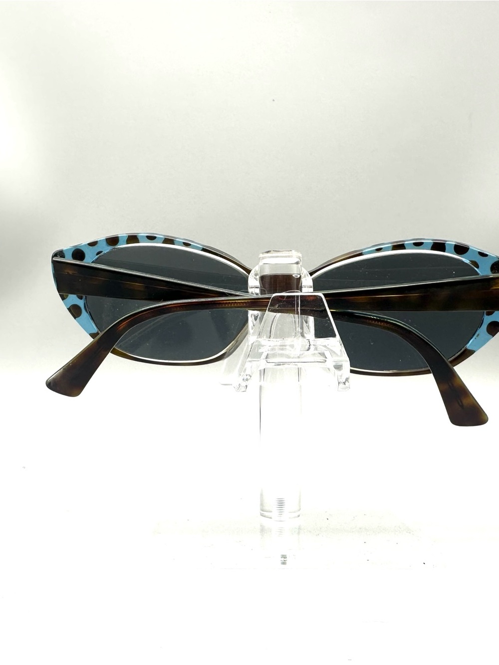 Jean Lafont Paris Tarentelle 675 Eyeglasses Tortoise Blue Polka Dot France 53mm - Picture 2 of 6